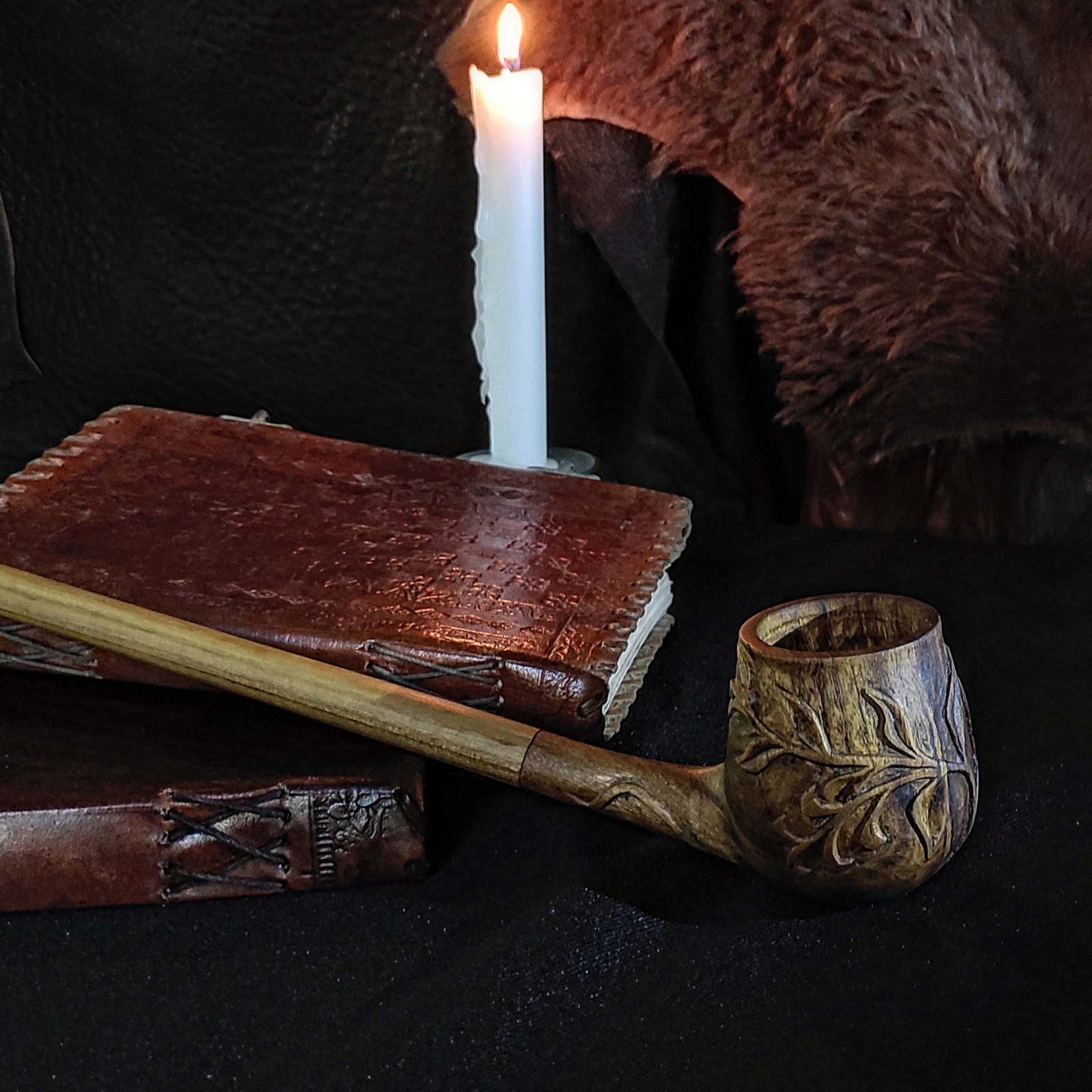 pipe somptueusement ornée